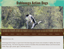 Tablet Screenshot of dahlonegaactiondogs.com